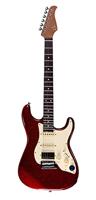 Mooer GTRS Guitars Standard 800 Metal Red Intelligent Guitar met gigbag - thumbnail