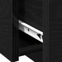 Salontafel Zwart eiken 90 x 60 x 31 cm Bewerkt hout - thumbnail