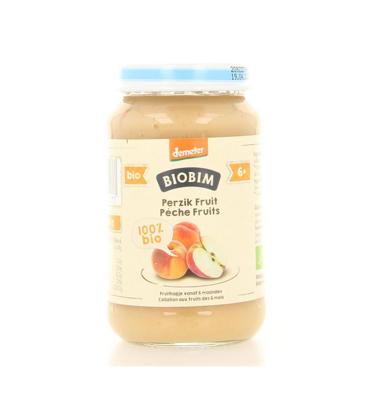 Perzik fruit 6 maanden demeter bio 190 Gram