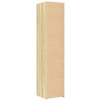 Hoge kast 40x42,5x185 cm bewerkt hout sonoma eikenkleurig - thumbnail