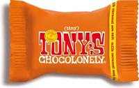 Chocolade Tony&apos;s Chocolonely tiny melk karamel zeezout zak 135g | 6 stuks - thumbnail