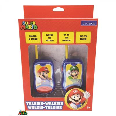 SUPER MARIO Walkie-talkie voor kinderen 120 meter bereik - LEXIBOOK