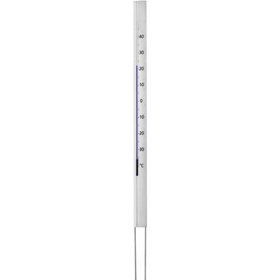 Buitenthermometer aluminium Central Park 130 cm