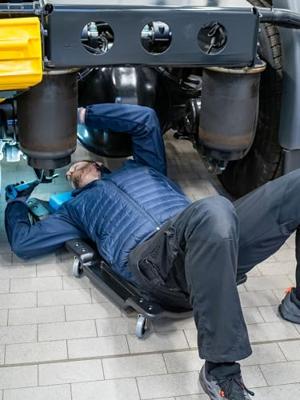 HAZET Verrijdbare ligmat 195N-2 · L x B x H: 1030 mm x 480 mm x 115 mm