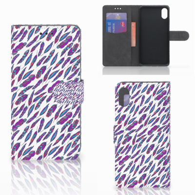 Apple iPhone Xs Max | Telefoon Hoesje | Feathers Color