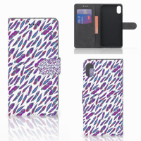 Apple iPhone Xs Max | Telefoon Hoesje | Feathers Color - thumbnail