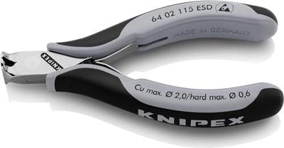 Knipex Elektronica-Voorsnijtangen ESD | 115 mm Lengte | Meer-Componentengrepen - 64 02 115 ESD Knipex Elektronica-Voorsnijtangen ESD | 115 mm Lengte | Meer-Componentengrepen - 64 02 115 ESD