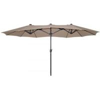Stokparasol Marbella 450x270 cm taupe - thumbnail