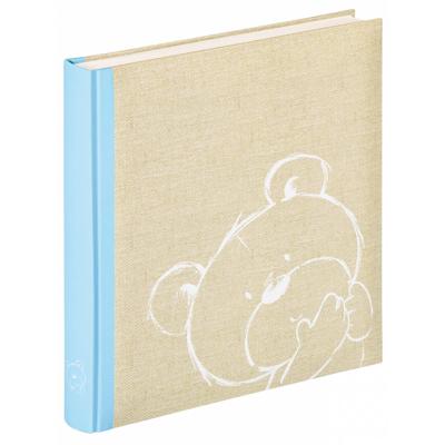walther+ design UK-151-L Fotoalbum (b x h) 28 cm x 30.5 cm Beige, Blauw 50 bladzijden