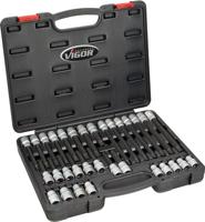 VIGOR dopsleutel set screwdriver.one.sort. 1/2" ribe - thumbnail