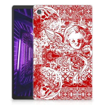 Tablet BackCover Lenovo Tab M10 Plus Angel Skull Rood Tablet BackCover Lenovo Tab M10 Plus Angel Skull Rood