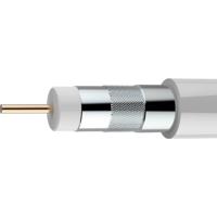 Axing SKB 395-03 Coaxkabel Buitendiameter: 6.80 mm 75 Ω 100 dB Wit per meter - thumbnail