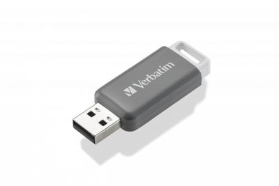 Verbatim V DataBar USB 2.0 Drive USB-stick 128 GB Grijs 49456 USB-A 2.0