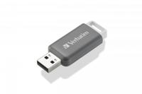 Verbatim V DataBar USB 2.0 Drive USB-stick 128 GB Grijs 49456 USB-A 2.0 - thumbnail