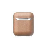 Nomad Airpod Case schokbestendige beschermhoes van echt leer, beige - thumbnail