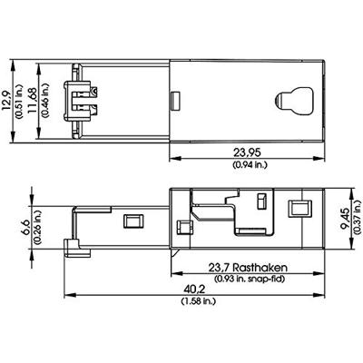 Telegärtner 100007452 STX V1 RJ45-stekkerelement Cat.6A 100007452 Stekker, recht Aantal polen: 8P8C 1 stuk(s)