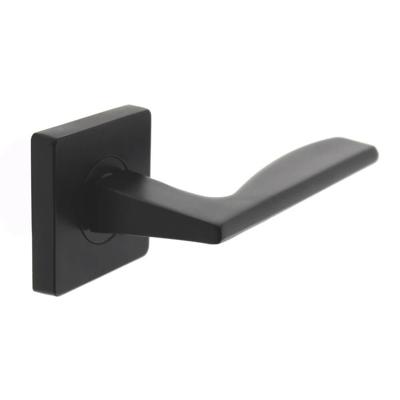 Intersteel Deurkruk Apollo op vierkant rozet - mat zwart