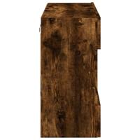 Tv-wandmeubel met LED-verlichting 78,5x30x60,5 cm gerookt eiken - thumbnail