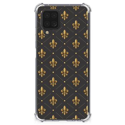 Samsung Galaxy A12 Doorzichtige Silicone Hoesje Franse Lelie Samsung Galaxy A12 Doorzichtige Silicone Hoesje Franse Lelie