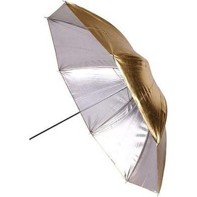 B.I.G. Helios studioflitsparaplu zilver/goud 100 cm