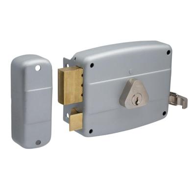 Cisa 50420.60.2 oplegslot met losse buitencilinder doornmaat 60 mm zilver - Din R