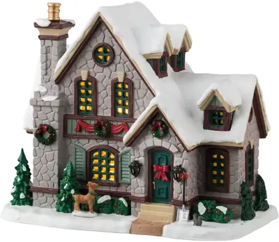 White Christmas 15x24x21 cm Kersthuisje LEMAX - Lemax