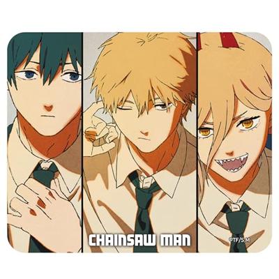 Chainsaw Man Flexible Mousepad - Denji, Aki & Power