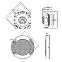Blaupunkt ICx 402 2-weg coaxiale inbouwluidspreker 180 W Inhoud: 1 paar - thumbnail