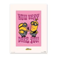 Poster Minions - How Very Dare You 30x40cm - thumbnail