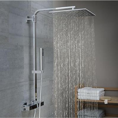 Schutte SUMBA hoofddouche set met thermostatische mengkraan | chroom
 - 60049 60049