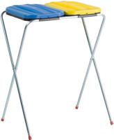 Afvalzakhouder Duo 2 x 130 l, geel en blauw - thumbnail