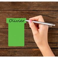 Nobo T-planbordkaarten index 3, ft 120 x 92 mm, groen - thumbnail