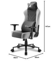 Sharkoon SKILLER SGS30 Fabric gamestoel - thumbnail