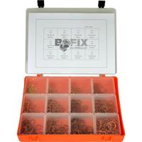 Bofix 226600 doos assortiment 12-vaks rood koper ringen - thumbnail