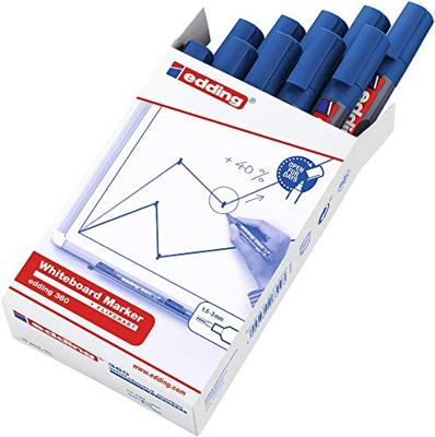 Whiteboardmarker edding 360 rond 1.5-3mm blauw | 10 stuks