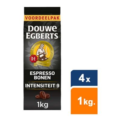 Douwe Egberts - Espresso Bonen - 4x 1kg