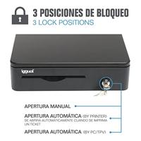 Kassa lade iggual IRON-10R Zwart - thumbnail