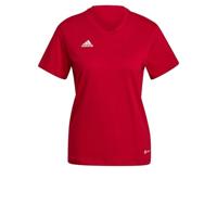 adidas Entrada 22 T-Shirt Dames Rood Wit - thumbnail