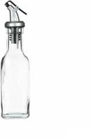 Flesje Vivalto Transparant Glas Siliconen Staal Polypropyleen Plastic 180 ml 5 x 20 x 5 cm (12 Stuks) - thumbnail