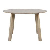 WOOOD Uitschuifbare Ronde Eettafel 'Lange Jan' 120 x 120-200cm, kleur Eiken - thumbnail