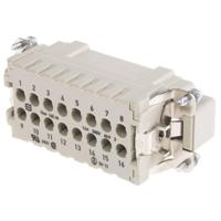 HARTING 09330162602 Pin-inzetstuk Han® E 16 + PE Crimpen 1 stuk(s) - thumbnail