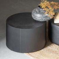 WOOOD Ronde Bijzettafel 'Sanne' ø60cm, kleur zwart - thumbnail