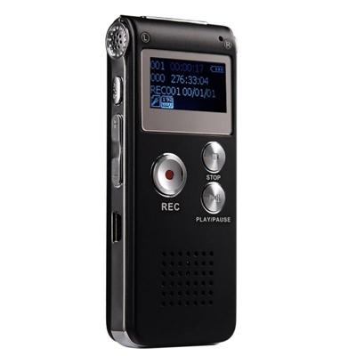 SK-012 8GB Voice Recorder USB professionele Dictaphone digitale audio met WAV MP3 speler VAR functie record (zwart)