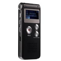 SK-012 8GB Voice Recorder USB professionele Dictaphone digitale audio met WAV MP3 speler VAR functie record (zwart) - thumbnail