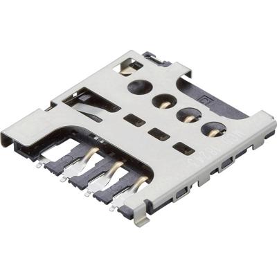 Molex 787270001 SIM-kaartsleuf Totaal aantal polen: 6 Rastermaat: 2.54 mm Inhoud: 1 stuk(s) Tape on Full reel Molex 787270001 SIM-kaartsleuf Totaal aantal polen: 6 Rastermaat: 2.54 mm Inhoud: 1 stuk(s) Tape on Full reel