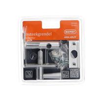 Nemef 2600/4-50 Blist. Insteekgrendel, Dm50Mm, Voorplaat F1 Geeloxeerd 55 X - 9260004530 - 9260004530 - thumbnail