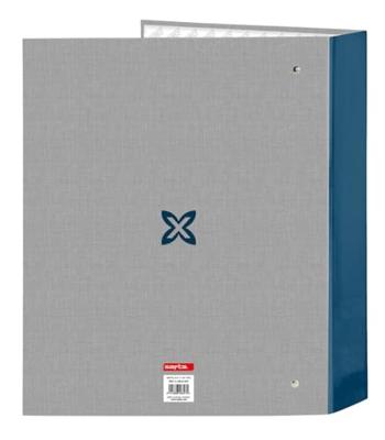 Ringmap Munich Street Blauw Grijs A4 27 x 33 x 6 cm Ringmap Munich Street Blauw Grijs A4 27 x 33 x 6 cm