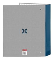 Ringmap Munich Street Blauw Grijs A4 27 x 33 x 6 cm - thumbnail