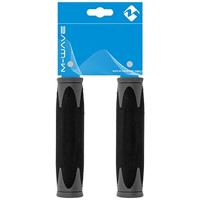 M-Wave Handvatset atb zwart/grjs 130mm 2-componenten - thumbnail