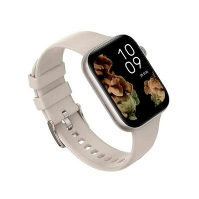 SPC Smartee Duo 2 Smartwatch met verwisselbare armband, 1,78 inch AMOLED-display, grote batterij 7 dagen, + 100 sportmodi, IP68, bluetooth-oproepen, Android en iOS, kleur beige/groen